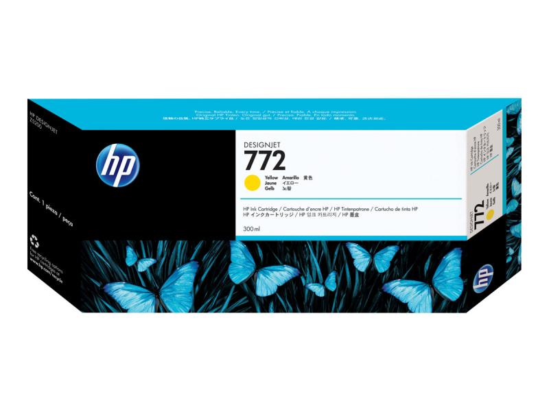 Касета с мастило HP 772 original Ink cartridge CN630A yellow standard capacity 300ml 1-packна ниска цена с бърза доставка - BestPC.BG