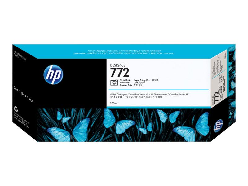 Касета с мастило HP 772 original Ink cartridge CN633A photo black standard capacity 300ml 1-packна ниска цена с бърза доставка - BestPC.BG