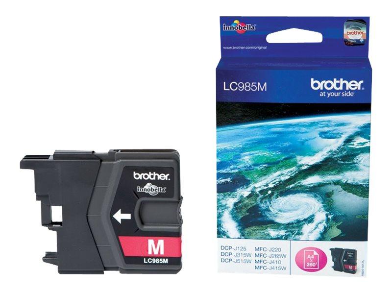 Касета с мастило BROTHER LC-985 ink cartridge magenta standard capacity 260 pages 1-packна ниска цена с бърза доставка - BestPC.BG