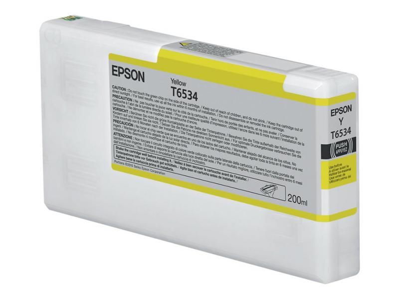 Касета с мастило EPSON 5LB T6534 ink cartridge yellow standard capacity 200mlна ниска цена с бърза доставка - BestPC.BG