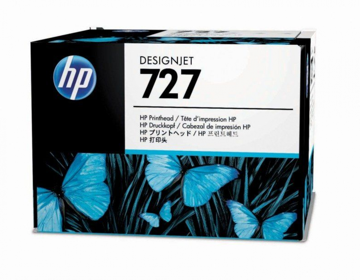 Касета с мастило HP 727 original printhead B3P06A black and colour standard capacity 1-packна ниска цена с бърза доставка - BestPC.BG