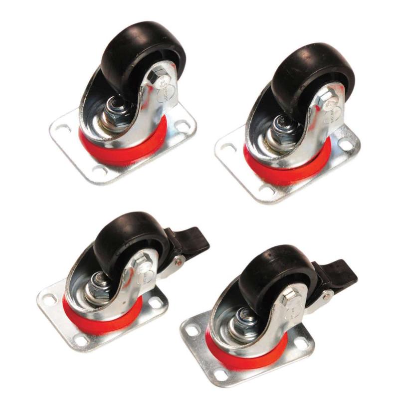 Аксесоар за шкаф Комплект колелца за комуникационен шкафна ниска цена с бърза доставка - BestPC.BG