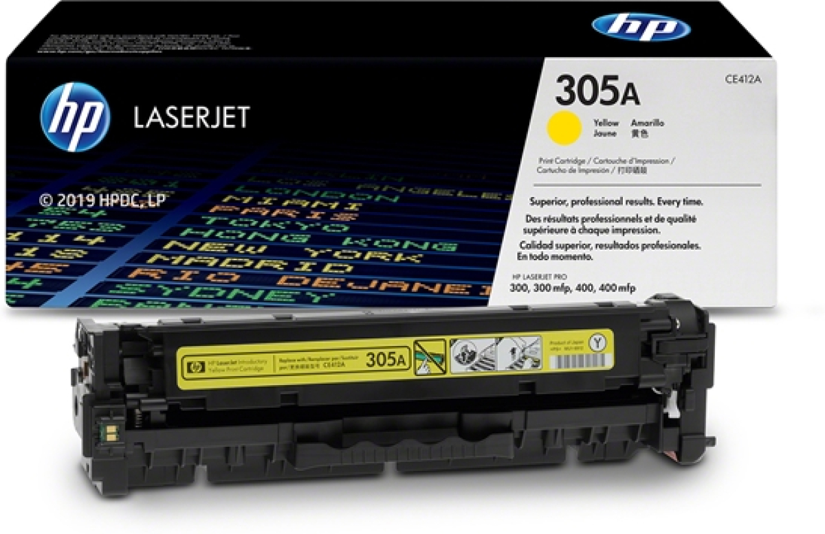 HP Тонер M415-M475, 305A, 2600 страници-5%, Yellowна ниска цена с бърза доставка - BestPC.BG