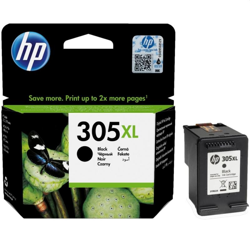 Касета с мастило HP 305XL High Yield Black Original Ink Cartridgeна ниска цена с бърза доставка - BestPC.BG