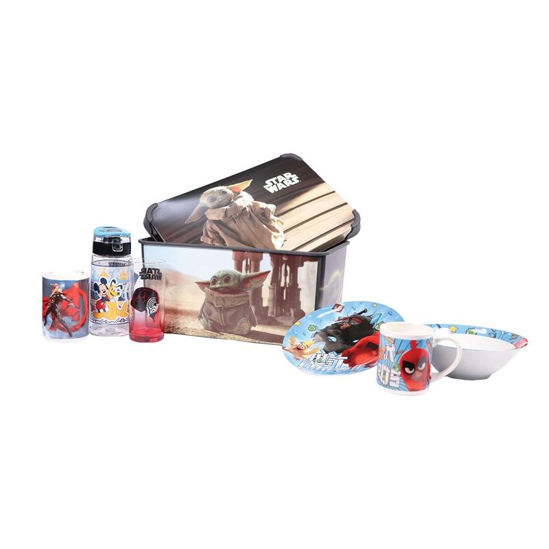 Disney Комплект The Mandalorian, кутия за съхранение 10 L, чашана ниска цена с бърза доставка - BestPC.BG