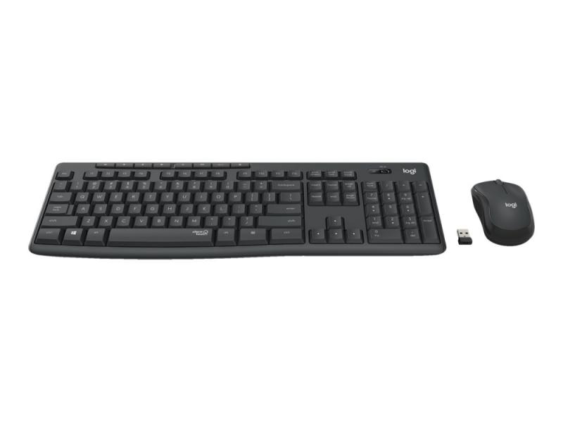 Клавиатура Комплект Logitech MK295 Graphite black, БДС кирилизация, 920-009800на ниска цена с бърза доставка - BestPC.BG