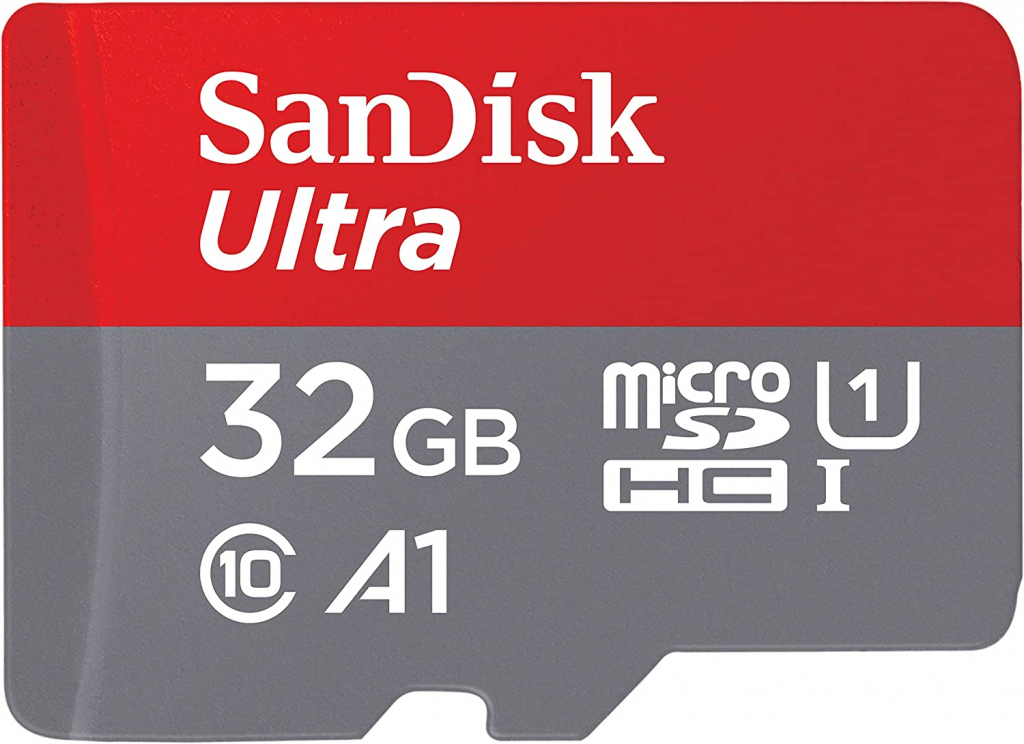 SanDisk Ultra microSDHC 32GB + SD Adapter_120MB-s A1 Class 10 UHS-Iна ниска цена с бърза доставка - BestPC.BG