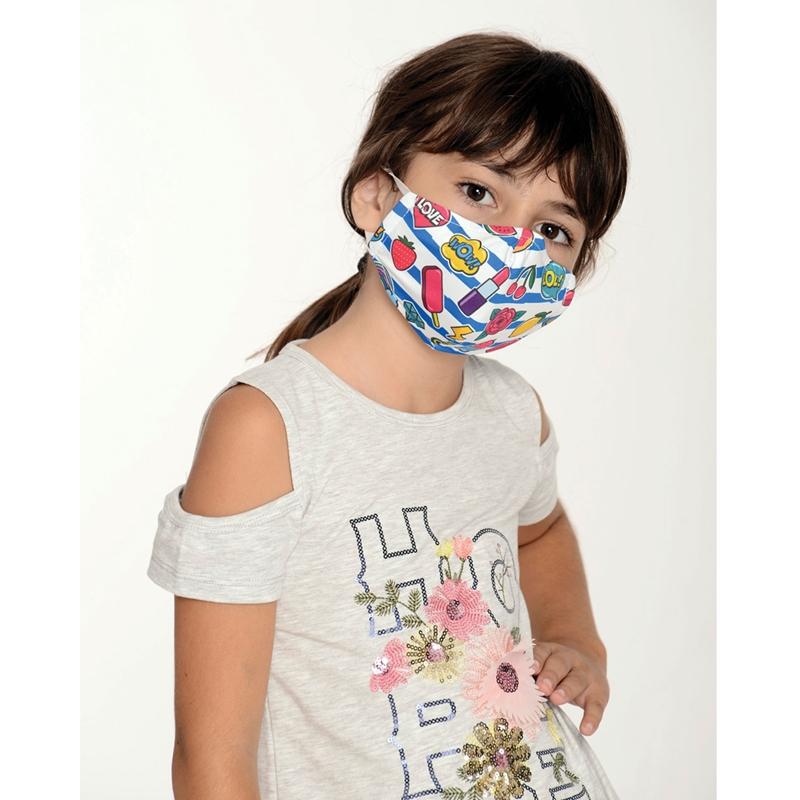 Продукт New Silhouette Маска за многократна употреба WOW, двуслойна, детскана ниска цена с бърза доставка - BestPC.BG