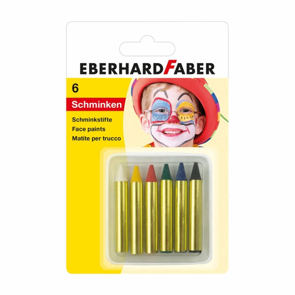 Eberhard Faber Пастели за лице, 6 цвятана ниска цена с бърза доставка - BestPC.BG