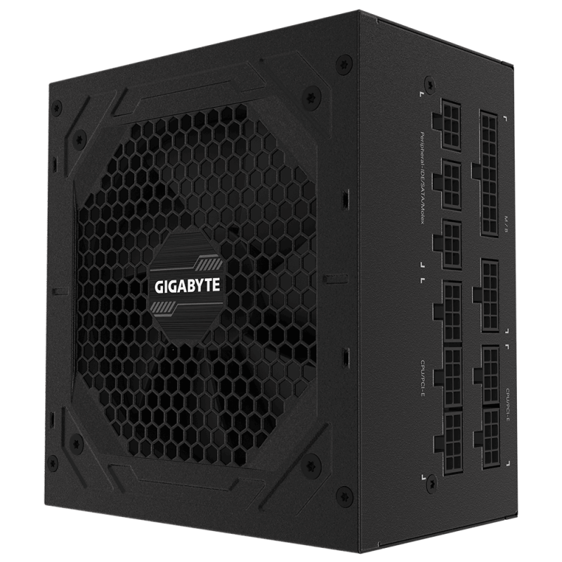 Захранващ блок Gigabyte P850GM, 850W, 80+ GOLD, Modularна ниска цена с бърза доставка - BestPC.BG