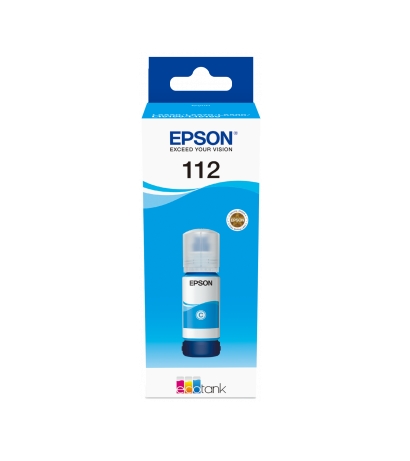 Касета с мастило Epson 112 EcoTank Pigment Cyan ink bottleна ниска цена с бърза доставка - BestPC.BG