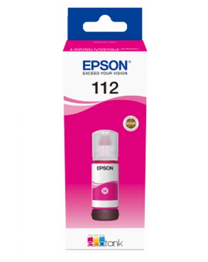 Касета с мастило Epson 112 EcoTank Pigment Magenta ink bottleна ниска цена с бърза доставка - BestPC.BG