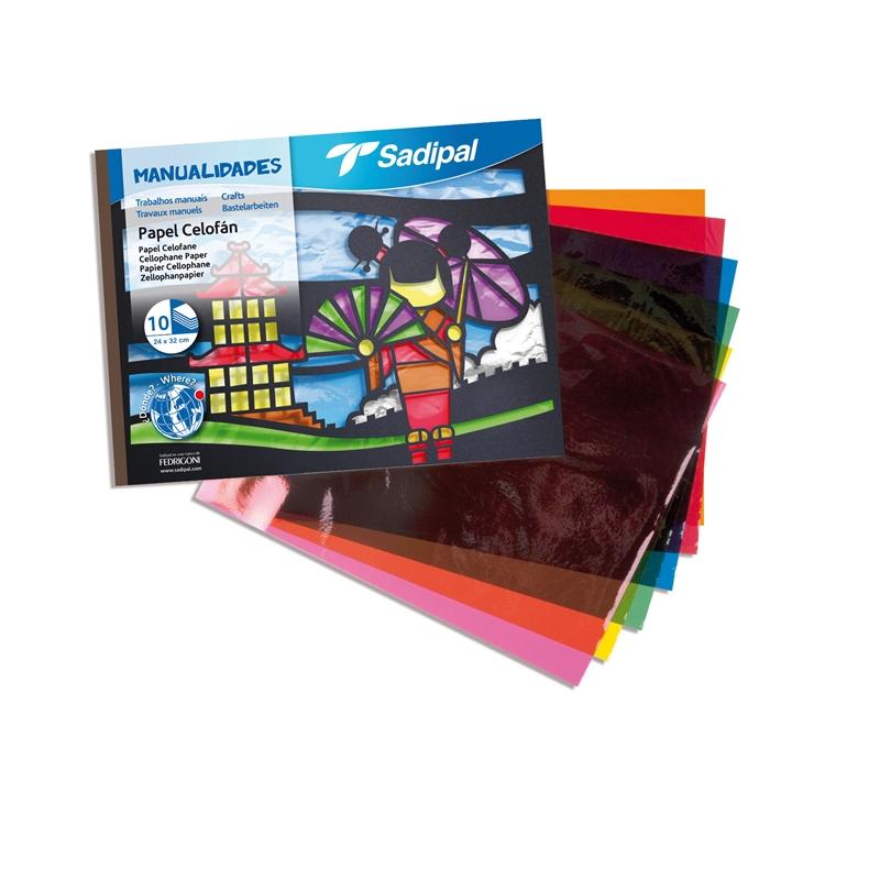 Fabriano Комплект Craft Cellophane, 30 g-m2, 32 х 24 cm, 10 цвятана ниска цена с бърза доставка - BestPC.BG