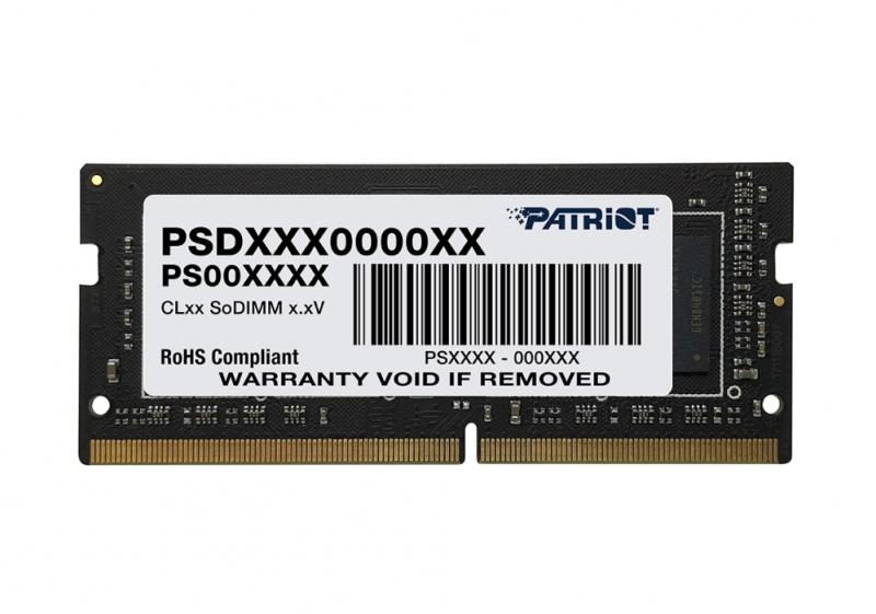Памет 16GB DDR4 SoDIMM 3200 Patriot Signatureна ниска цена с бърза доставка - BestPC.BG