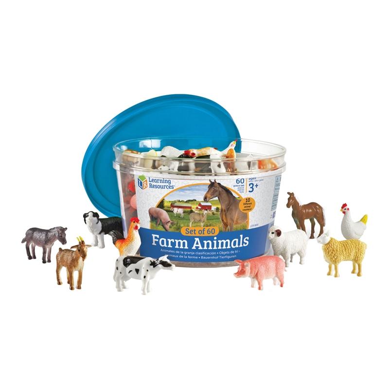 Learning Resources Животни, ферма, 60 брояна ниска цена с бърза доставка - BestPC.BG