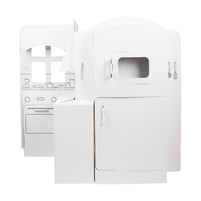 Small Foot Кухня за игра, картонена, 117 х 57 х 135 cmна ниска цена с бърза доставка - BestPC.BG