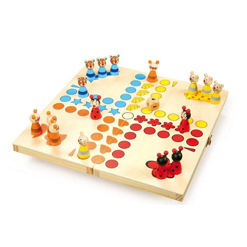 Small Foot Игра Не се сърди, човече, с животни, дървенона ниска цена с бърза доставка - BestPC.BG