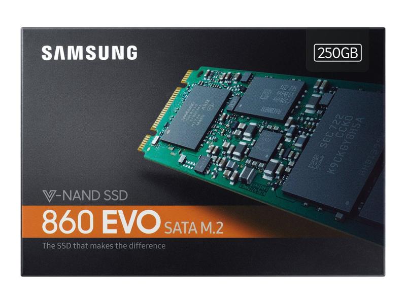 SAMSUNG SSD 860 EVO 250GB M.2 SATAна ниска цена с бърза доставка - BestPC.BG