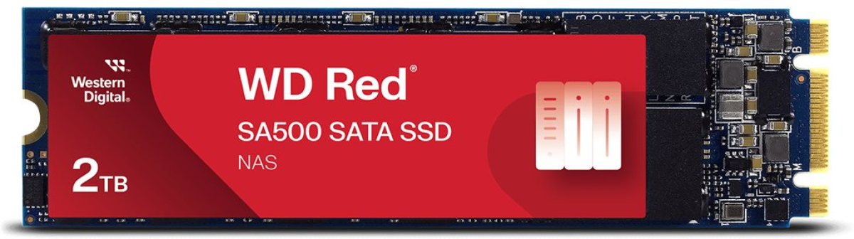 SSD WD Red SA500 NAS 2TB SATA III 6Gb-s M.2 2280 internal single-packed POWERED BY SANDISKна ниска цена с бърза доставка - BestPC.BG