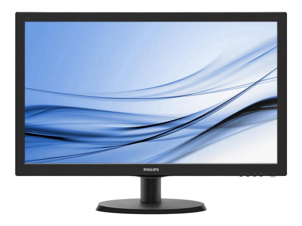Монитор PHILIPS 223V5LHSB-00 21.5inch TFT LCD W-LED 16:9 1600x900 analog+digital HDна ниска цена с бърза доставка - BestPC.BG