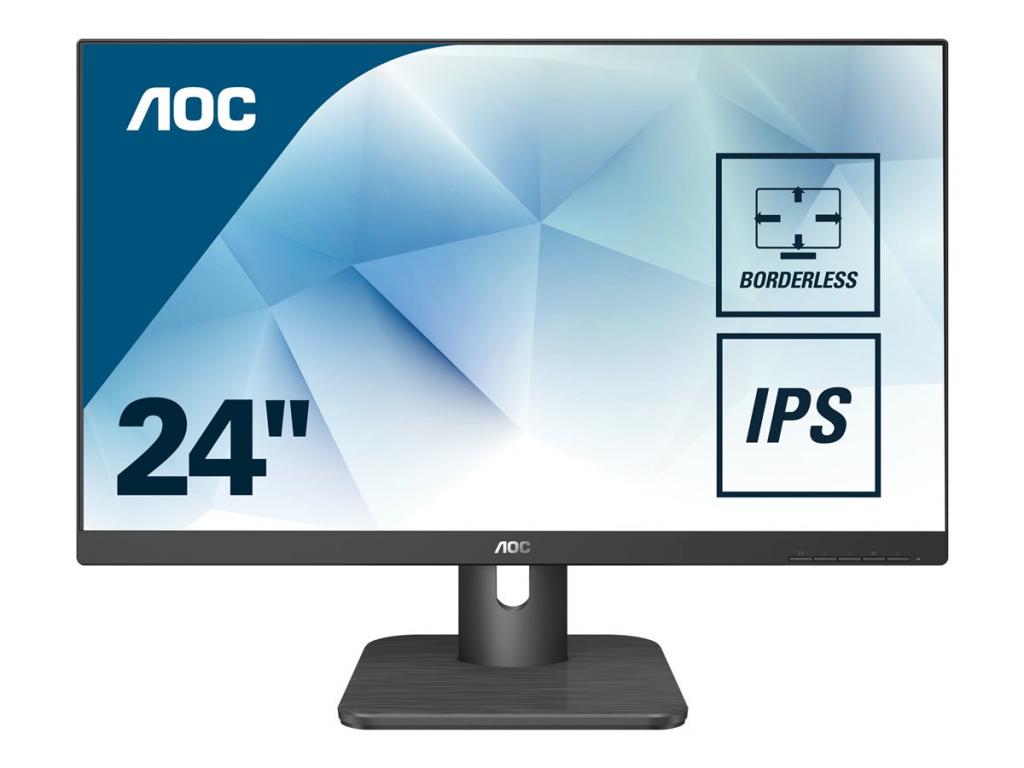 Монитор AOC 24E1Q 23.8inch panel IPS D-Sub-HDMI-DP speakersна ниска цена с бърза доставка - BestPC.BG