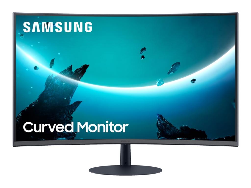 Монитор SAMSUNG LC27T550FDUXEN Curved 27inch 16:9 FHD 1920x1080 3000:1 DisplayPortна ниска цена с бърза доставка - BestPC.BG