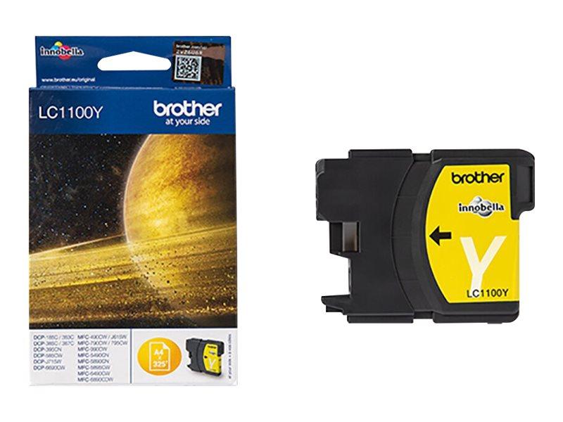 Касета с мастило BROTHER LC-1100 ink cartridge yellowна ниска цена с бърза доставка - BestPC.BG