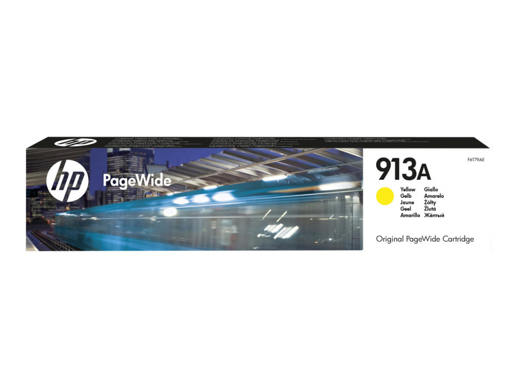 Тонер за лазерен принтер HP 913A original yellow PageWide cartridge F6T79AEна ниска цена с бърза доставка - BestPC.BG