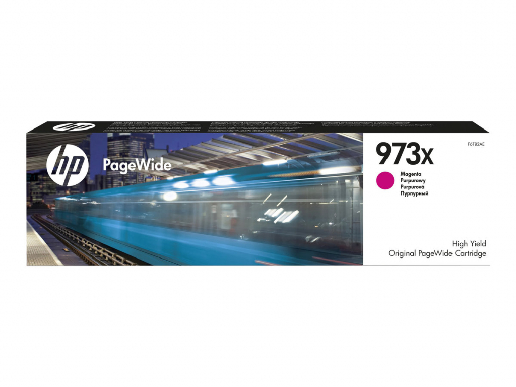 Касета с мастило HP 973X original high yield magenta PageWide cartridge F6T82AEна ниска цена с бърза доставка - BestPC.BG