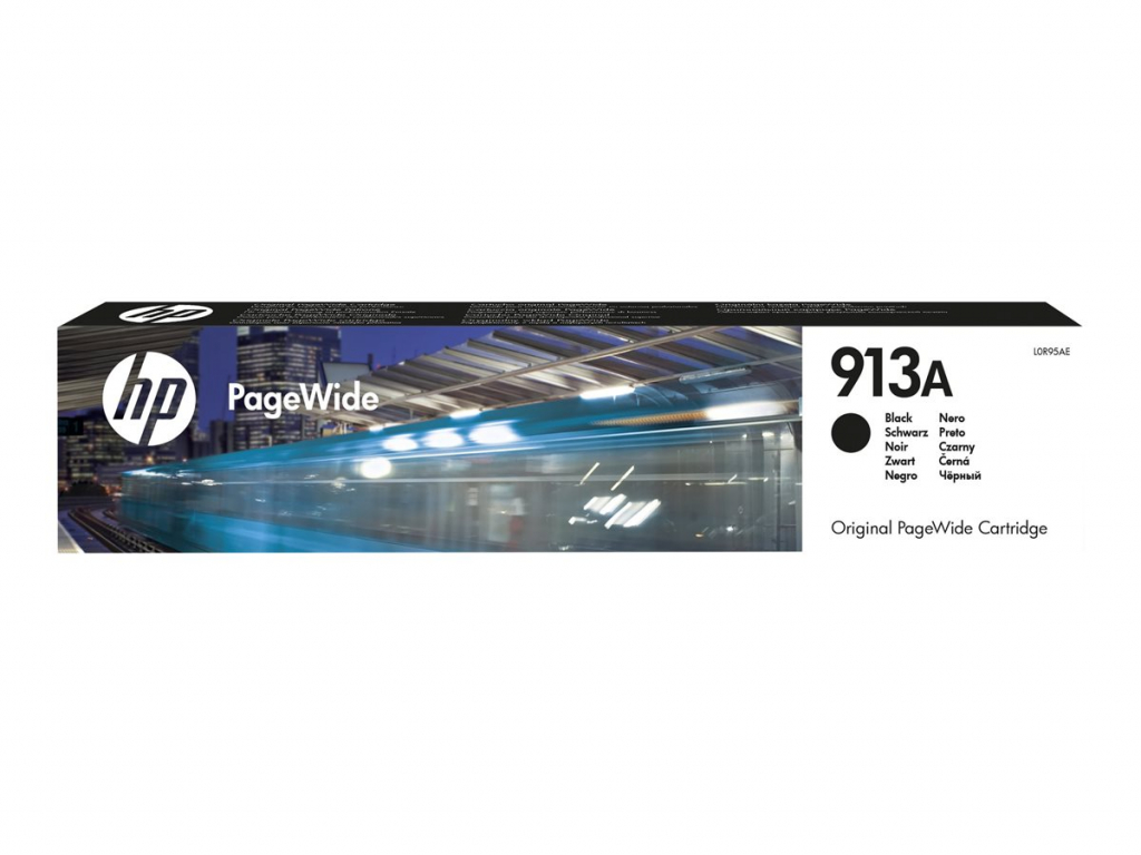 Касета с мастило HP 913A original black PageWide cartridge L0R95Aна ниска цена с бърза доставка - BestPC.BG