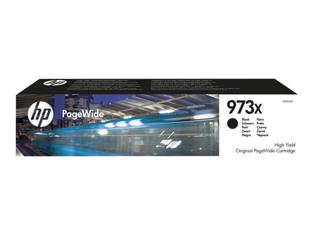 Касета с мастило HP 973X original high yield black PageWide cartridge L0S07AEна ниска цена с бърза доставка - BestPC.BG