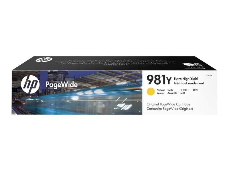 Касета с мастило HP 981Y original Extra High Yield Yellow PageWide Cartridge L0R15Aна ниска цена с бърза доставка - BestPC.BG