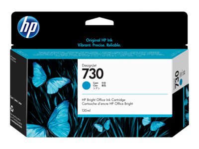 Касета с мастило HP 730 130 ml Cyan Ink Cartridge  T1600-T1700-T2600на ниска цена с бърза доставка - BestPC.BG