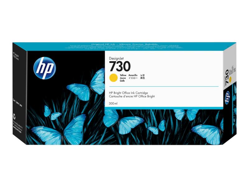 Касета с мастило HP 730 300 ml Yellow Ink Cartridge T1600-T1700-T2600на ниска цена с бърза доставка - BestPC.BG