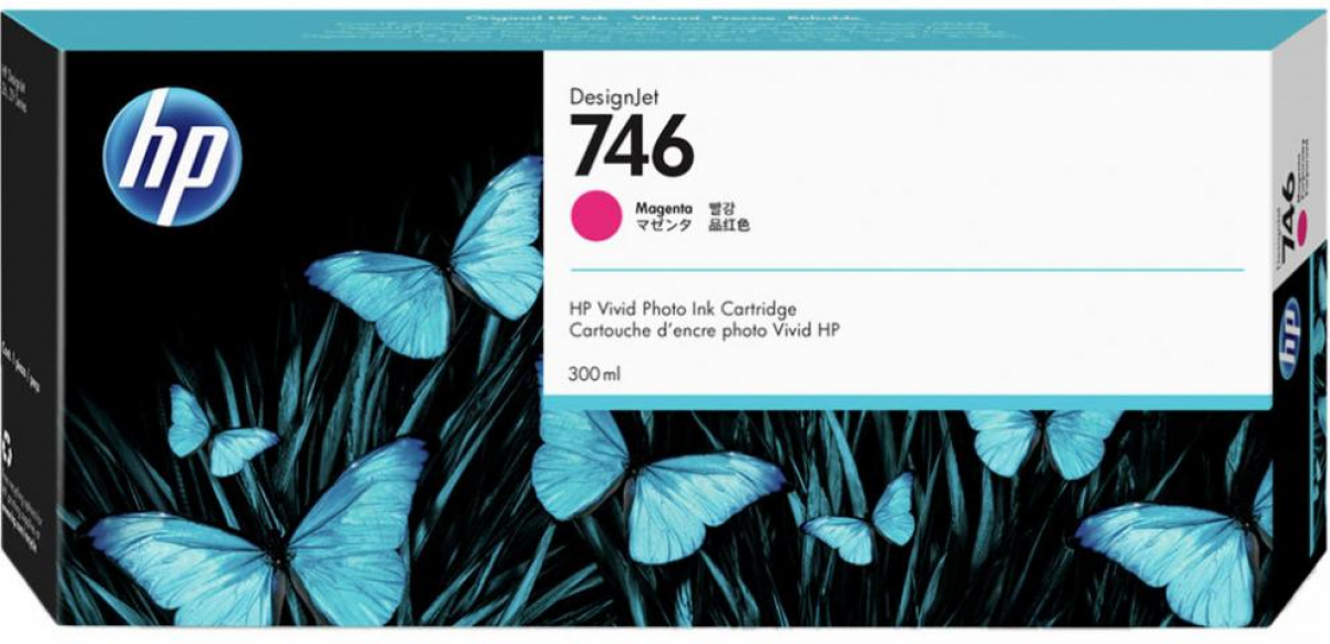 Касета с мастило HP 746 300-ml Magenta Ink Cartridgeна ниска цена с бърза доставка - BestPC.BG