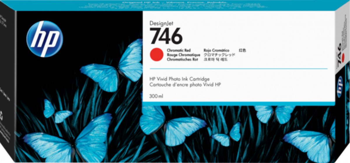 Касета с мастило HP 746 300-ml Chromatic Red Ink Cartridgeна ниска цена с бърза доставка - BestPC.BG