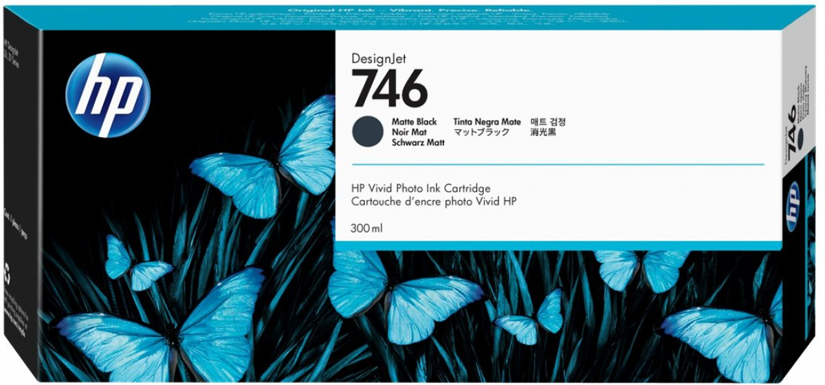 Касета с мастило HP 746 300-ml Matte Black Ink Cartridgeна ниска цена с бърза доставка - BestPC.BG