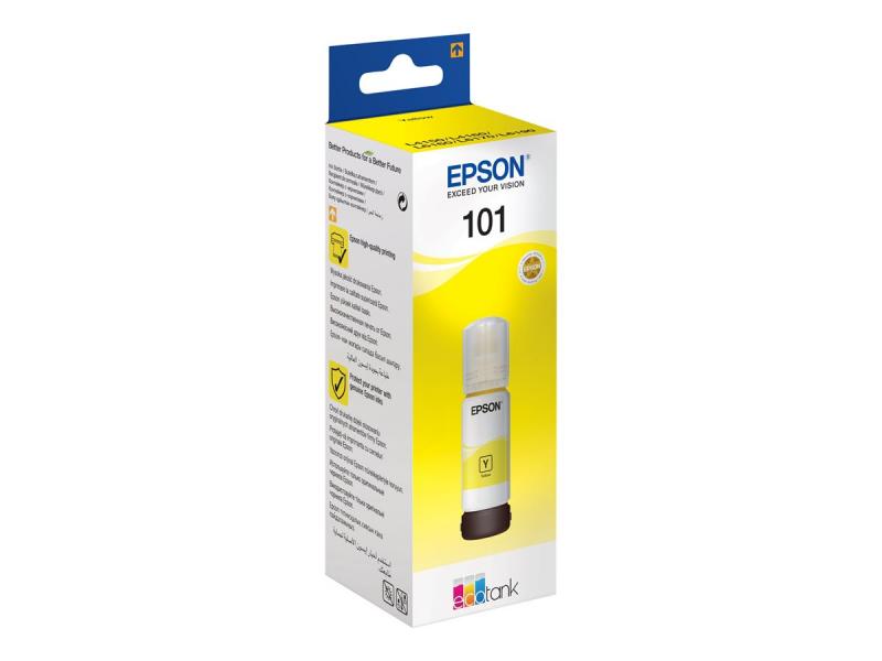 Касета с мастило EPSON Cartus 101 yellow 70mlна ниска цена с бърза доставка - BestPC.BG