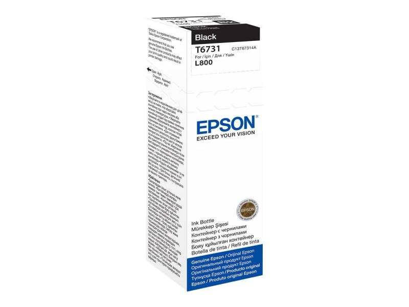 Касета с мастило EPSON Cartus T6731 black 70mlна ниска цена с бърза доставка - BestPC.BG