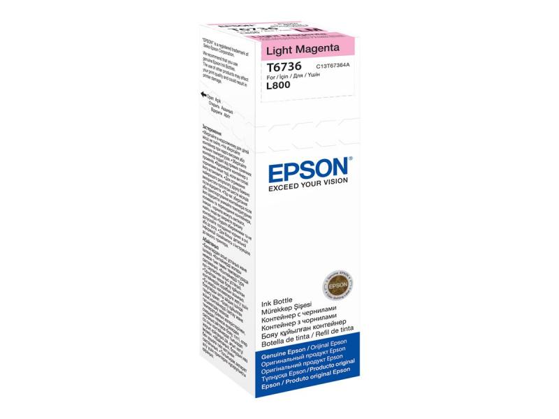 Касета с мастило EPSON Cartus T6736 light magenta 70mlна ниска цена с бърза доставка - BestPC.BG