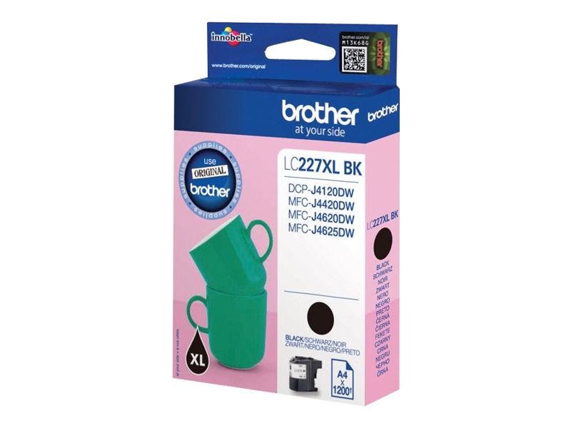 Касета с мастило BROTHER LC227XLBK Ink black de capacitate mare - 1.200 paginiна ниска цена с бърза доставка - BestPC.BG