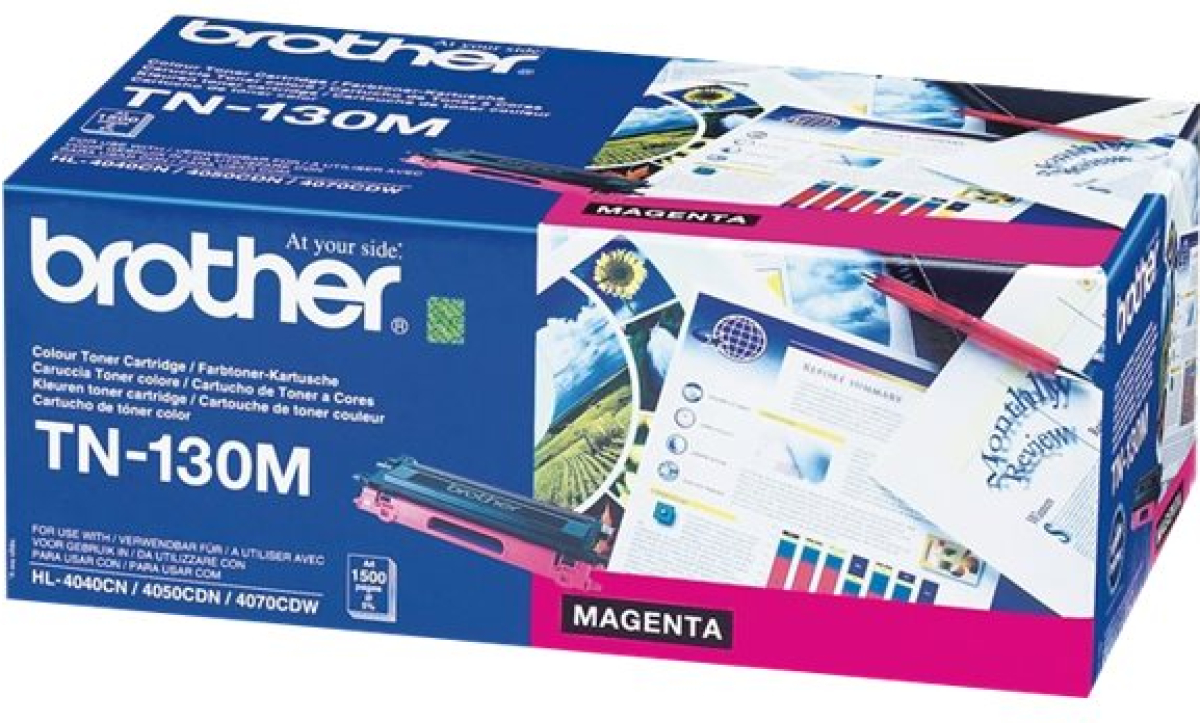 BROTHER TN-130, тонер до 1500 страници при 5% покритие, Магентана ниска цена с бърза доставка - BestPC.BG