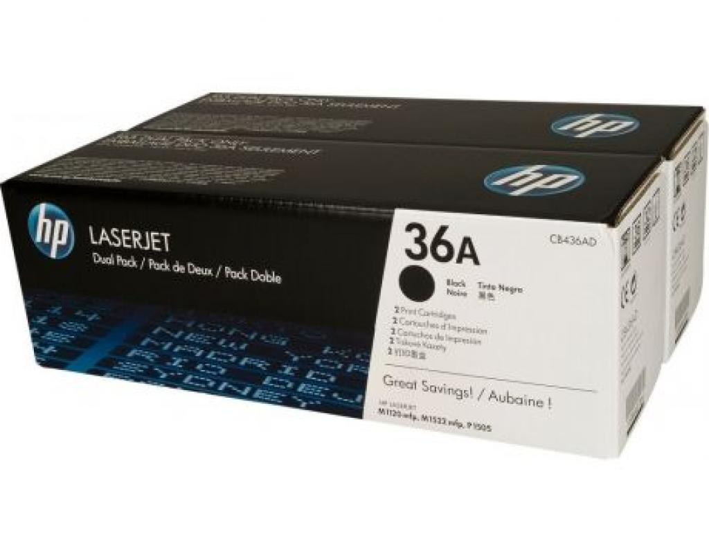 Тонер за лазерен принтер HP 36A original LaserJet Toner cartridge CB436A black standard capacity 2.000 pagesна ниска цена с бърза доставка - BestPC.BG