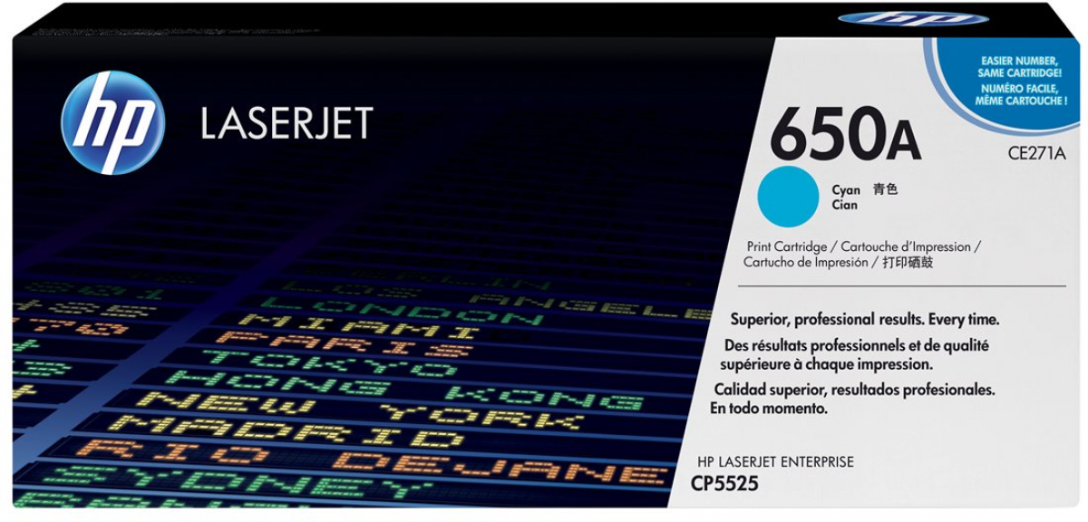 HP Colour LaserJet CE271A, оригинален тонер, 15000 страници, цианна ниска цена с бърза доставка - BestPC.BG