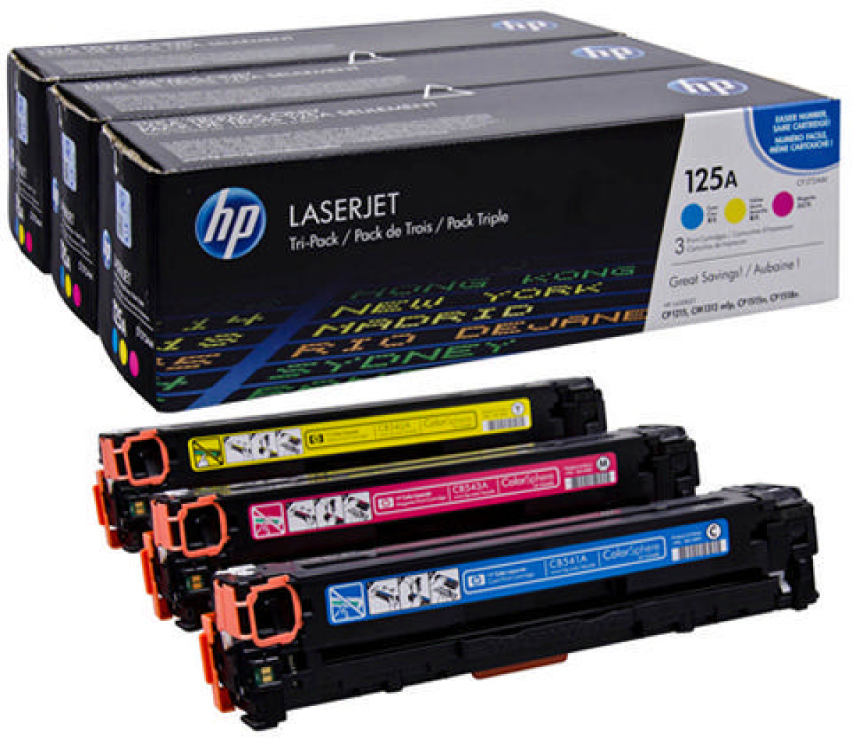 Тонер за лазерен принтер HP 125A original Toner cartridge CF373AMна ниска цена с бърза доставка - BestPC.BG