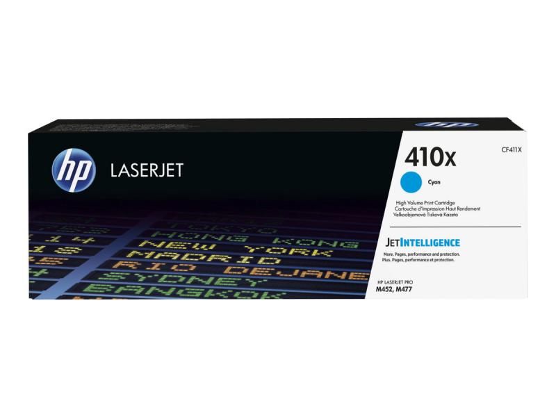 Тонер за лазерен принтер HP 410X original Toner cartridge CF411X cyan HYна ниска цена с бърза доставка - BestPC.BG
