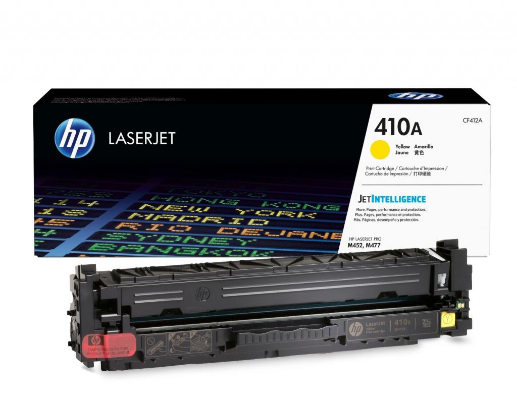 Тонер за лазерен принтер HP 410A original Toner cartridge CF412A yellowна ниска цена с бърза доставка - BestPC.BG