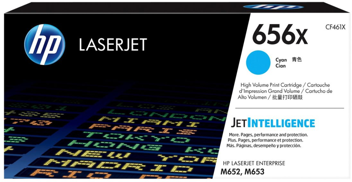 Тонер за лазерен принтер HP 656X original LaserJet Toner cartridge CF460X Cyan High Yieldна ниска цена с бърза доставка - BestPC.BG