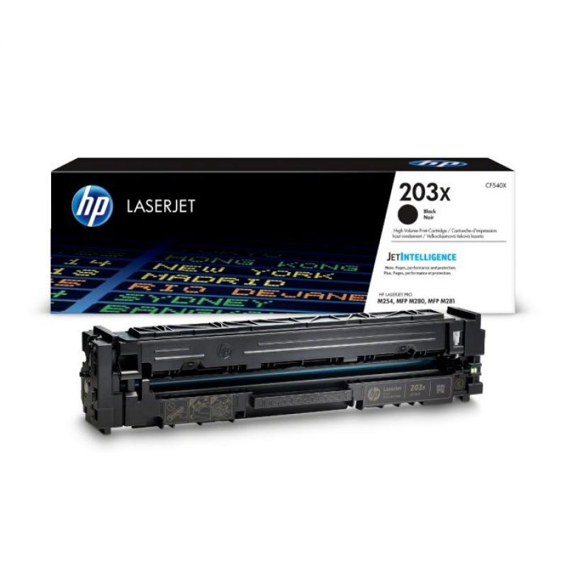 Тонер за лазерен принтер HP 203X Original Black LaserJet Toner Cartridgeна ниска цена с бърза доставка - BestPC.BG