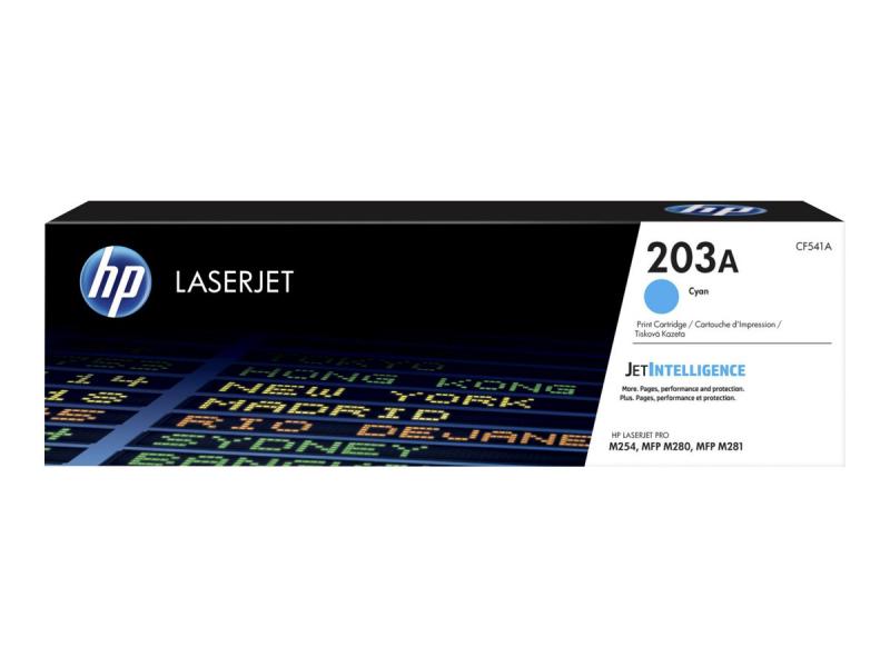 Тонер за лазерен принтер HP 203A Original Cyan LaserJet Toner Cartridgeна ниска цена с бърза доставка - BestPC.BG